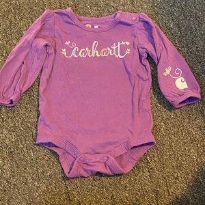 Carhartt Kids Bodysuit in Vibrant Purple